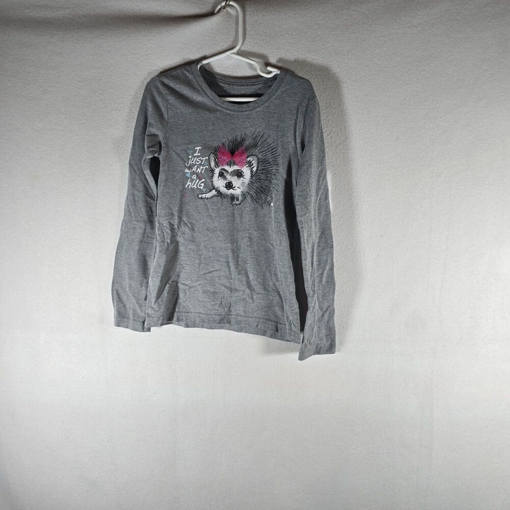 Child Grey T Shirt Girls S/CH (6-6X) Faded Glory